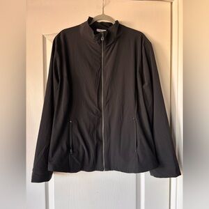 Chico's NWT Zenergy UPF Neema anorak jacket golf black women’s XXL Chicos size 4